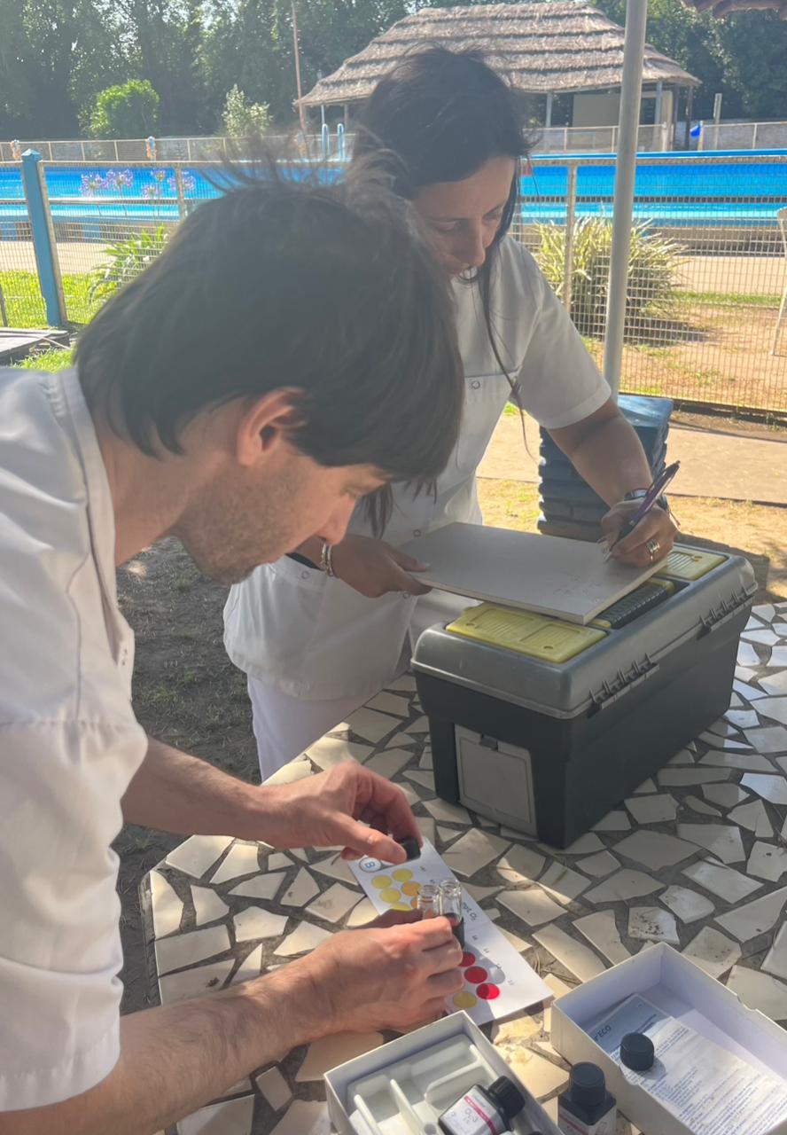 CONTROLES DE CLORO EN NATATORIOS DE CLUBES LOCALES